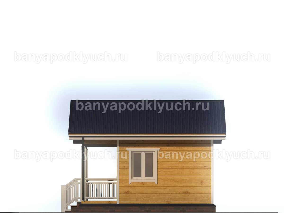 Баня из бруса 5.5x4 м Баня из бруса 5.5x4 м